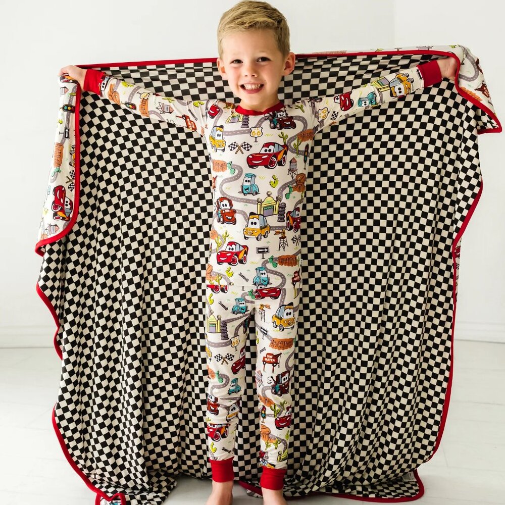 Little Sleepies Disney Pixar Radiator Springs Cars Large Cloud Blanket NEW
